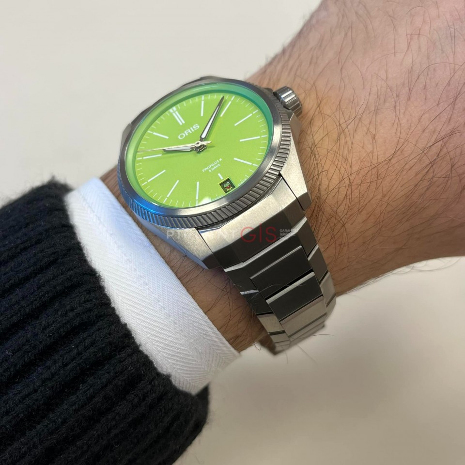 ORIS ProPilot X Kermit Edition Calibre 400 01 400 7778 7157-Set