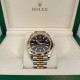 ROLEX Date Just ll Steel And Gold Black Dial 126333 Jubilee