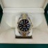 ROLEX Sky-Dweller Steel & Yellow Gold Black Dial 336933 Jubilee