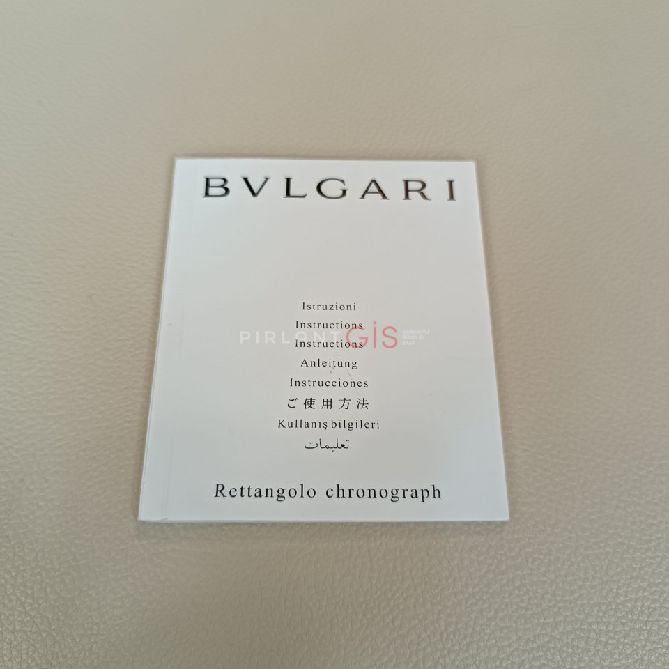 BVLGARI Rettangolo Automaic RT 45 SS D