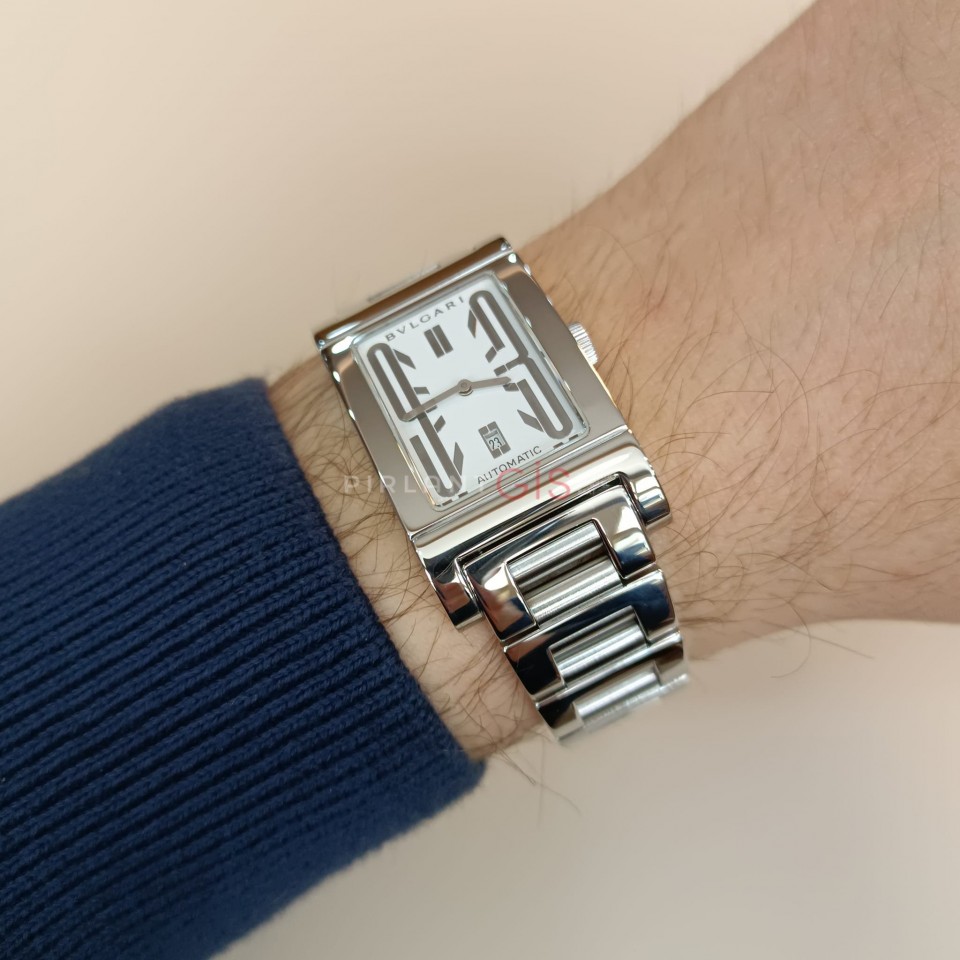 BVLGARI Rettangolo Automaic RT 45 SS D