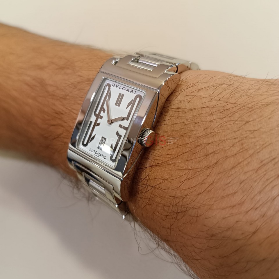 BVLGARI Rettangolo Automaic RT 45 SS D