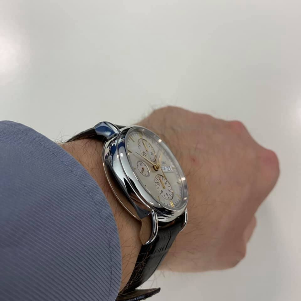 iwc portofino chronograph iw378302 erkek kol saati